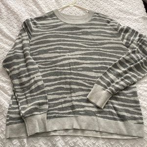 Zebra Print Sweater